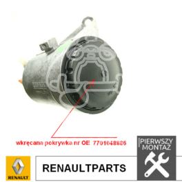 obudowa filtra oleju Renault 2,2dCi/2,5dCi - pokrywka - oryginał Renault