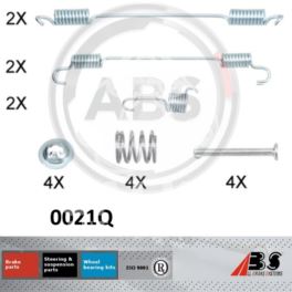 zestaw sprężynek hamulcowych tył Dacia DUSTER 4X4 - holenderski producent A.B.S.