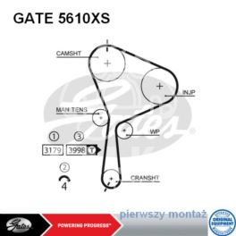 pasek rozrządu Renault 1,9DCi 2003- (133) - oryginał produkcji Gates