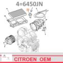 regulator wentylatora nagrzewnicy - moduł Citroen C3/ Peugeot 206 rezystor MM (oryginał Citroen)