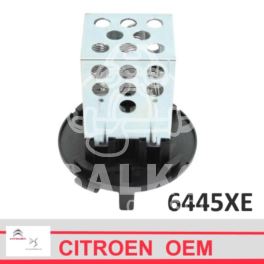 regulator nagrzew.moduł Citroen C4/ Peugeot 307 system BEHR +AC ręczna (oryginał Citroen)