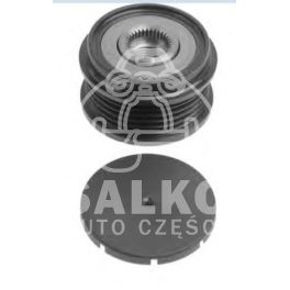 koło alternatora CLIO II 1,9DCi ze sprzęgłem 6PK/61mm (niemiecki producent LUK)