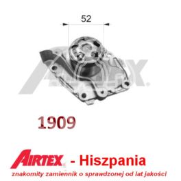 pompa wody Renault 1,9dCi 2008- (Airtex) - zamiennik hiszpański AIRTEX