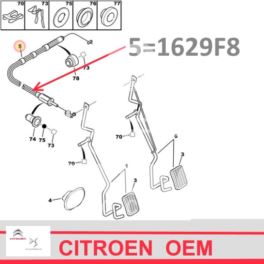 linka gazu Citroen C5/ XM/ XM II (oryginał Citroen)