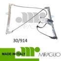 mechanizm podnoszenia szyby Peugeot 206 lewy 3D elektryczny 08211- - nowy zamiennik włoski Miraglio