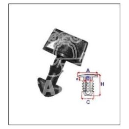 spinka osłony pod silnik Citroen, Peugeot wkręt H13 - polski zamiennik Romix