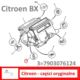 spinka panelu nagrzewnicy Citroen BX... blaszka sprężynująca (używane)