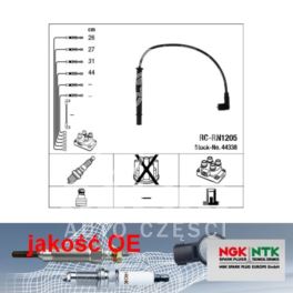przewody zapłonowe Renault 1,2-16v D4F kpl - zamiennik japoński NGK
