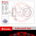 tarcza hamulcowa Citroen Jumper III/ Peugeot Boxer 3 od 2006r 1,7T tył pełna 280x16mm - włoski zamiennik Brembo