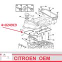 uszczelka pokrywy zaworów Citroen C1/ Peugeot 107 1,0 1KR-FE - oryginał Citroen