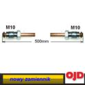 przewód hamulcowy metalowy 0500mm M10xM10 - zamiennik duński OJD
