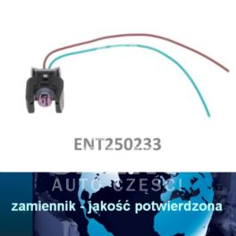 wtyczka wtryskiwacza Delphi 2-piny (czarny) - zamiennik Engitech