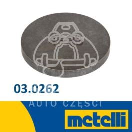 płytka regulacji zaworu C/P/R/F 40,00x4,25mm - zamiennik włoski Metelli
