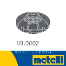 płytka regulacji zaworu FIAT 33x2,55mm - zamiennik włoski Metelli