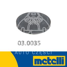 płytka regulacji zaworu FIAT 33x4,20mm - zamiennik włoski Metelli
