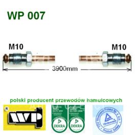 przewód hamulcowy metalowy 3900mm M10xM10 - polski zamiennik WP
