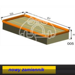 filtr powietrza Renault 2,2dCi-16v - zamiennik MISFAT