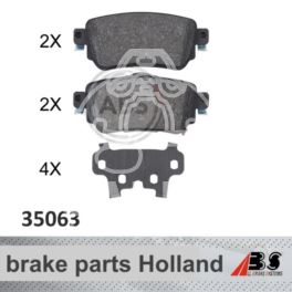 klocki hamulcowe Renault Kadjar tył (producent holenderski ABS)