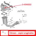 kolektor wydechowy Citroen 1,4-16v/ 1,6-16v (oryginał Citroen)