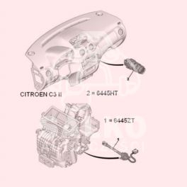 Czujnik temperatury wnętrza Citroen/ Peugeot z automatyczną klimatyzacją