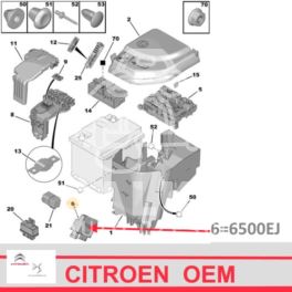 moduł przełączania zabezpieczającego Citroen C2/ C3/ ... - nowy oryginał Citroen
