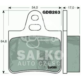 klocki hamulcowe Citroen BX/ CX tył system CITROEN (producent niemiecki TRW)