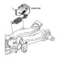 korektor siły hamowania Peugeot 206 BOSCH (bez ABS) (oryginał Peugeot)