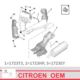 osłona termiczna katalizatora Citroen, Peugeot 1,6HDi od OPR 11193 przednia (oryginał Citroen 1723EY)