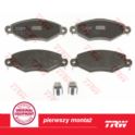 klocki hamulcowe Peugeot 206 do 10.2000r system BOSCH (producent niemiecki TRW)