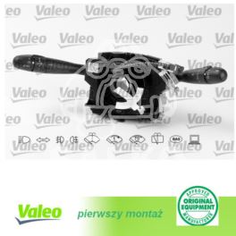 przełącznik świateł i wycieraczek zintegrowany Peugeot 206 -ESP/+MPS/+KP/-CO - francuski oryginał Valeo