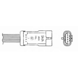 sonda LAMBDA 4-przewody RENAULT 99- regul. - zamiennik Delphi