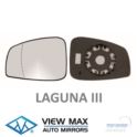 wkład lusterka Renault LAGUNA III od 2007- lewy - szkło asferyczne ogrzewane - nowy w zamienniku