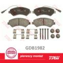 klocki hamulcowe JUMPER/ BOXER 2006- przód system BREMBO 16" z 2 czujnikami (producent niemiecki TRW)