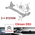 silentblock - tuleja belki tył Citroen C3 II/ DS3.../ Peugeot 2008/ 208/ 301 (oryginał Citroen)