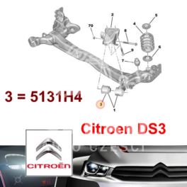silentblock - tuleja belki tył Citroen C3 II/ DS3.../ Peugeot 2008/ 208/ 301 (oryginał Citroen)