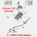 linka zmiany biegów Citroen C3/ C3 II 1,4 AUTOMAT AL4 (oryginał Citroen)