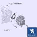 uszczelka pompy wtryskowej Citroen/ Peugeot 2,0HDi Delphi - oryginał Peugeot