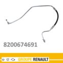 przewód hamulcowy metalowy/elastyczny MEGANE II/ SCENIC II tył prawy do zacisku - oryginał Renault