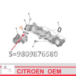 uszczelka kolektora ssącego Citroen Jumper III/ Peugeot Boxer 3 2,2HDi PUMA - oryginał Citroen