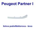 listwa podreflektorowa Citroen BERLINGO/ Peugeot PARTNER lewa - nowa w zamienniku Retov