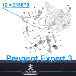 przewód sprzęgła Citroen Jumpy III/ C8/ Peugeot Expert 3/ 807 2,0HDi - nowy w oryginale Peugeot