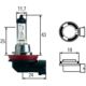 żarówka H8 35W 12V halog p/mg - włoski Magneti Marelli