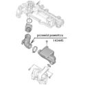 przewód powietrza Citroen, Peugeot 1,4HDi rezonator/pokrywa (oryginał Peugeot)