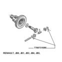 podkładka zębatki satelitarnej RENAULT JB.. - oryginał Renault