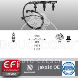 cewka zapłonowa Citroen, Peugeot 3,0i-V6 ES9J4 -12.1999 przewody - oryginał francuski Bougicord