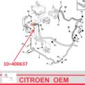 oring przekładni kierowniczej Citroen C5/ Peugeot 607 pod przewód 8,0mm zasilanie na pompie (oryginał Citroen)