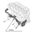 przewód sztywny chłodzenia Citroen 1,6HDi-16v (oryginał Peugeot)