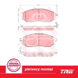 klocki hamulcowe Renault Koleos/ Nissan Qashqai.. przód SUMITOMO- niemiecki zamiennik TRW