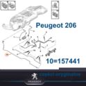 przewód paliwa Peugeot 206 1,1-2,0 (oryginał Peugeot)