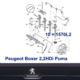 przewód paliwa Citroen JUMPER III/ Peuegot BOXER 3 2,2HDi pomp/rampa - oryginał z sieci Peugeot